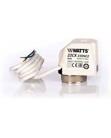 Actuador/Cabezal electrotérmico Watts 22CX NC 2 hilos Actuador/Cabezal electrotérmico Watts 22CX NC 2 hilos