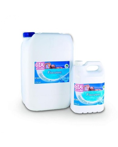 Bote floculante líquido CTX-41 de 5 lt. Bote floculante líquido CTX-41 de 5 lt.