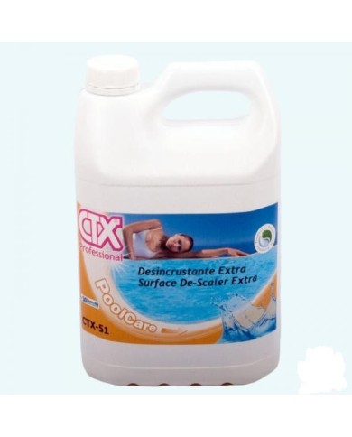 Bote limpiador desincrustante CTX-51 de 5 lt. Bote limpiador desincrustante CTX-51 de 5 lt.