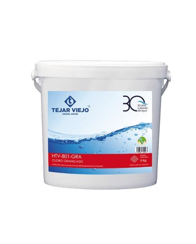 Bote cloro granulado de 5 kg. HTV-801-GRA Tejar Viejo Bote cloro granulado de 5 kg. HTV-801-GRA Tejar Viejo