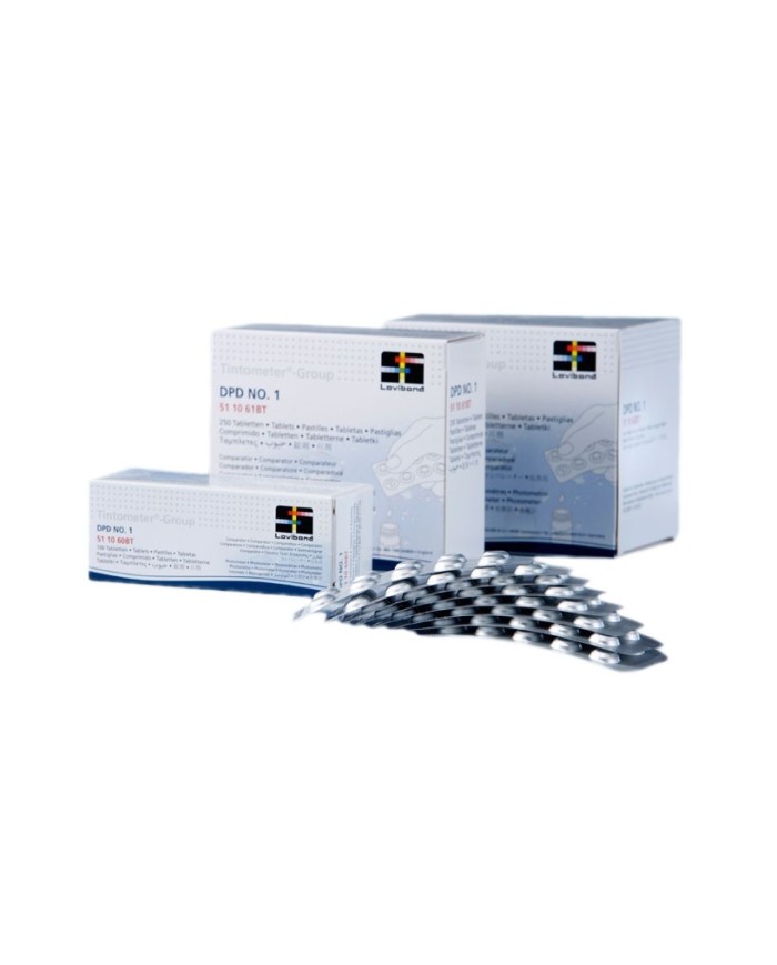Paquete tabletas DPD1 de 250 ud.