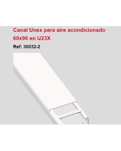 Mt. canal de 60 x 90 blanco para A/C. 300322