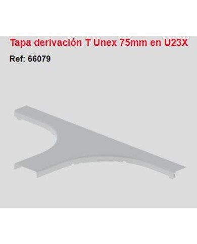 Tapa derivación T75 gris. 66079 Tapa derivación T75 gris. 66079