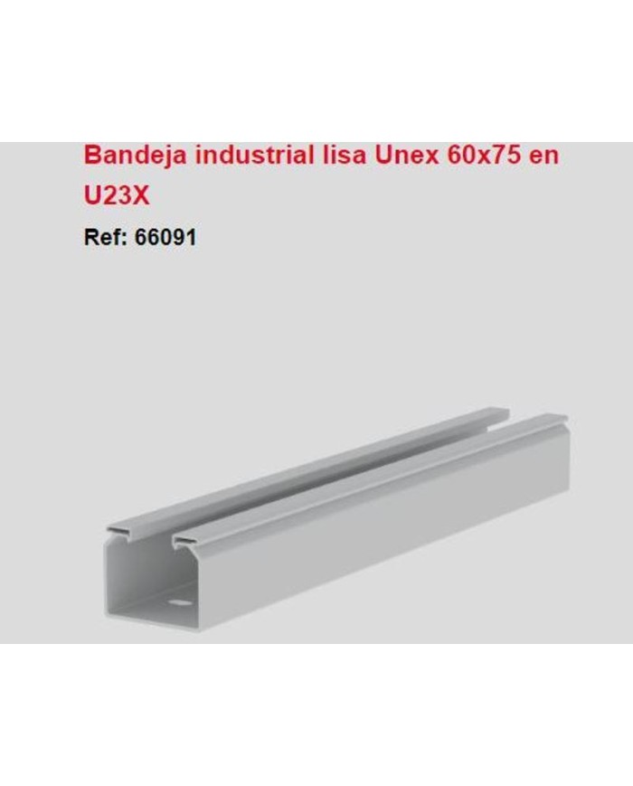 Mt. canal PVC 60 x 75 gris. 66091