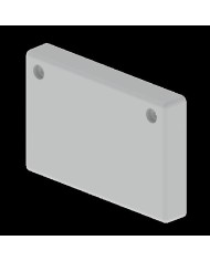 Empalme PVC 60 x 75 gris. 66094 Empalme PVC 60 x 75 gris. 66094