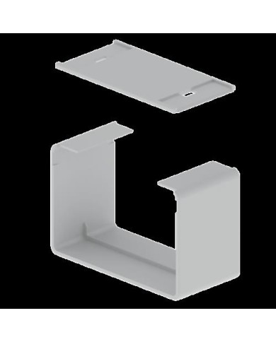 Empalme PVC 60 x 100 gris. 66114