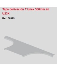 Tapa derivación T300 gris. 66329