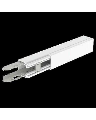 Mt. canal PVC de 40 x 40 blanco. 730202