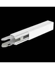 Mt. canal PVC de 40 x 40 blanco. 730202