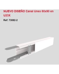 Mt. canal PVC de 40 x 90 blanco. 730722