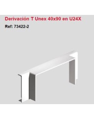 Ángulo plano PVC 50 x 100 blanco. 932212