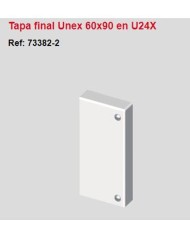 Tapa final PVC 60x90 blanca. 733822