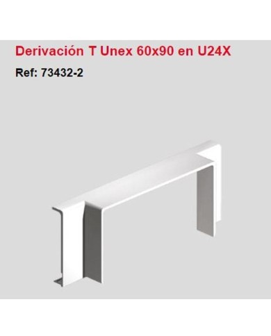 Te derivación 60 x 90 blanco. 734322