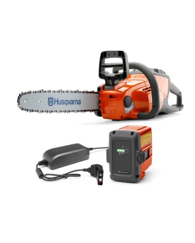 HUSQVARNA: Kit Motosierra sin cable 120i + Cargador QC80 + Bateria BLi20