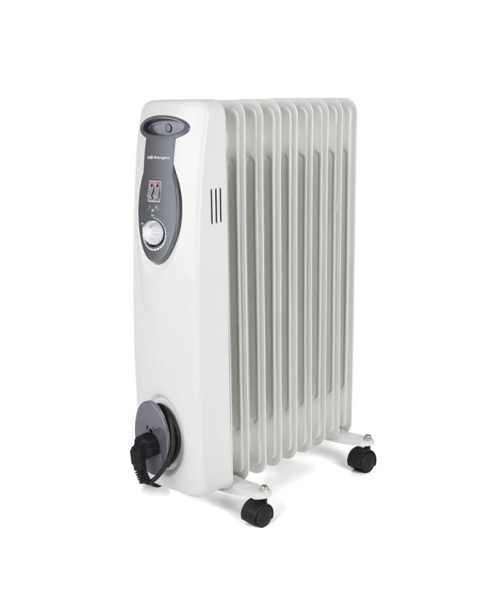 ORBEGOZO: Radiador de aceite 9 elementos 2000W. RA2000E