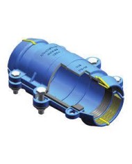 Abrazadera de reparación con cavidad para manguito de 125