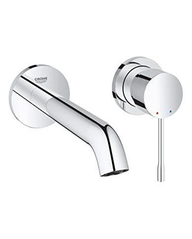 Grohe. Essence. Monomando de lavabo mural 1/2“. Tamaño M. Sólo parte exterior. Cromo Grohe. Essence. Monomando de lavabo mural 1/2“. Tamaño M. Sólo parte exterior. Cromo