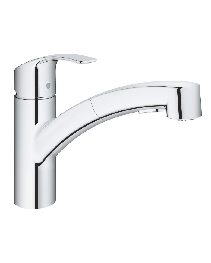 Grohe. Eurosmart. Monomando fregadero 1/2" con teleducha extraible de dos chorros.