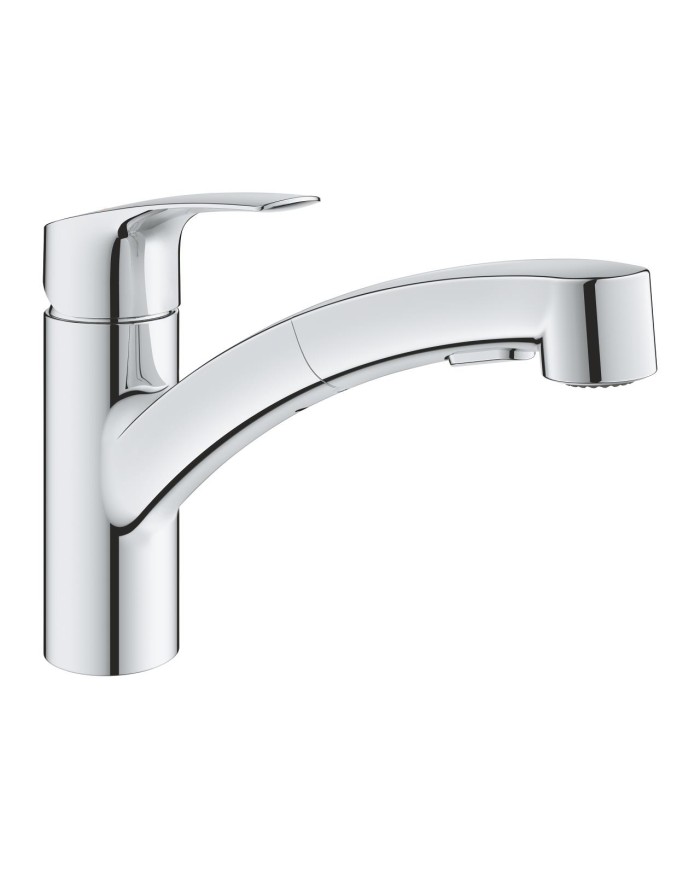Grohe. Monomando fregadero Eurosmart 1/2" con teleducha extraible de dos chorros cromo