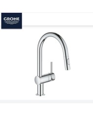 Grohe. Monomando fregadero Minta cromo 1/2" con caño extraible.
