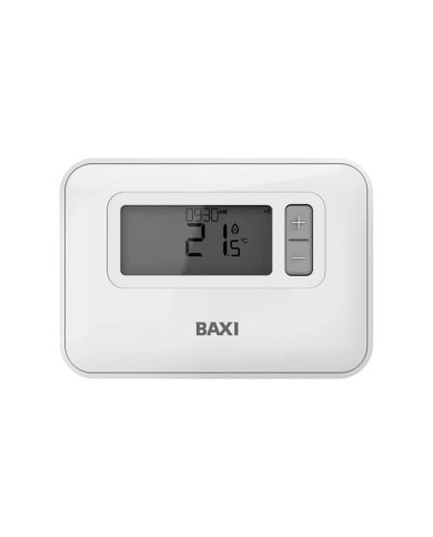 Baxi. Termostato ambiente digital programable con cables universal TX3000 Baxi. Termostato ambiente digital programable con cables universal TX3000