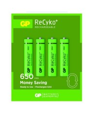 Paquete 4 pilas recargables AA