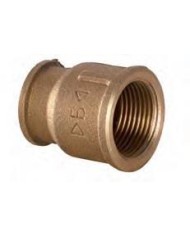Manguito bronce de 3/4"