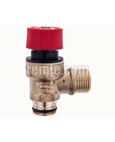 Baxi. Válvula seguridad caldera 129400015. 3 bares Baxi. Válvula seguridad caldera 129400015. 3 bares