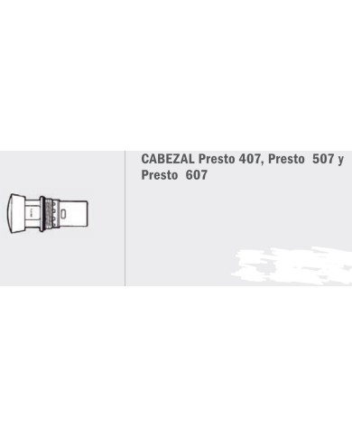 Presto. Cabezal 407-507-607 Presto. Cabezal 407-507-607