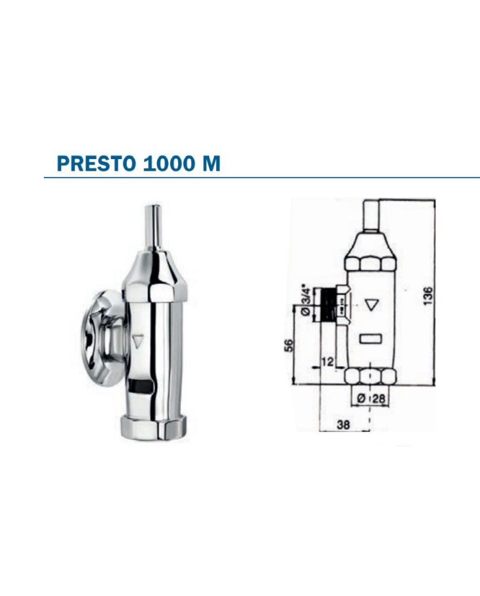 Presto. Fluxor inodoro 1000 M