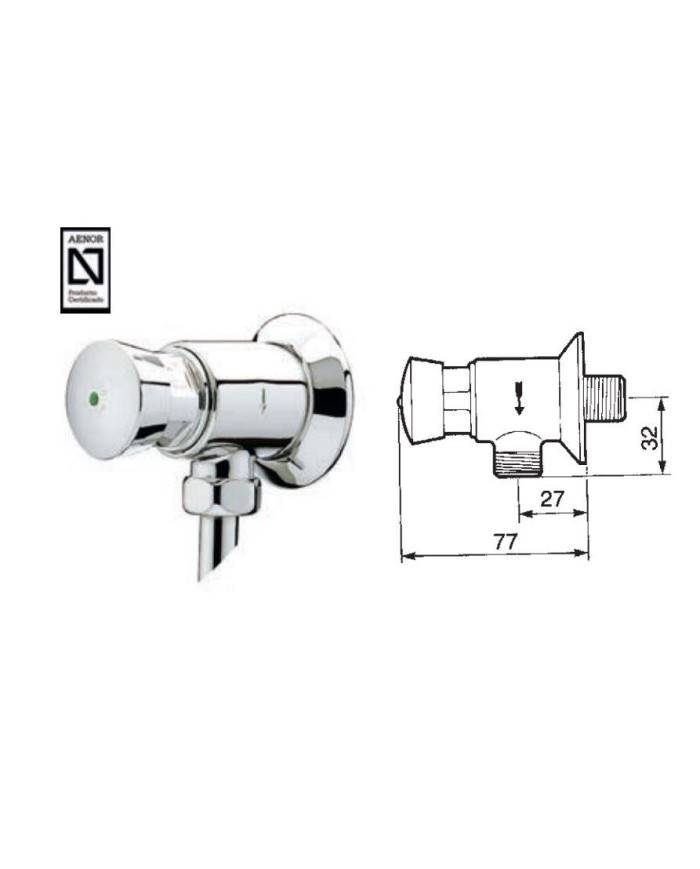 Presto. Grifo urinario 12 APS