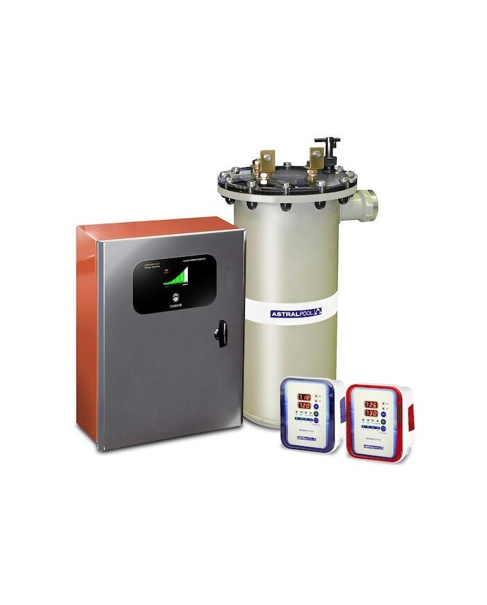 Electrólisis de sal y control de PH/CL para piscina pública Easy Salt Next VC 150