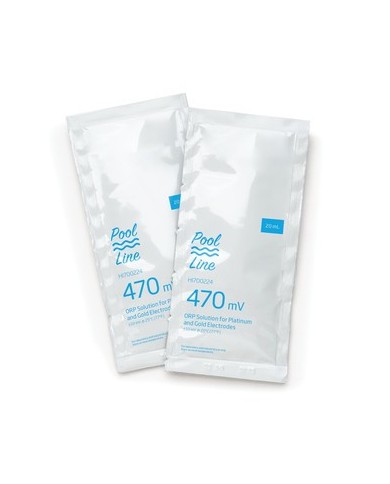 Solución tampon Pool Line Redox 470mV.  Bolsa de 20 ml Solución tampon Pool Line Redox 470mV.  Bolsa de 20 ml