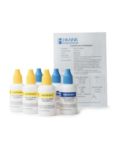 Kit reactivo líquido cloro libre HI-93701-F Kit reactivo líquido cloro libre HI-93701-F