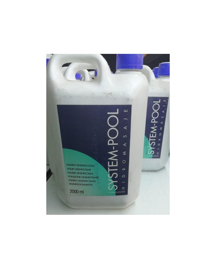 Bote líquido desinfectante hidromasaje System-Pool Porcelanosa