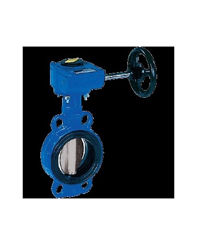 Válvula de mariposa Sylax Danfoss con desmultiplicador Ø 150. Mariposa inoxidable.