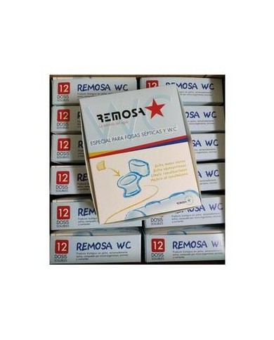 Caja 12 dosis bacterias WC ACO Remosa especial fosas sépticas Caja 12 dosis bacterias WC ACO Remosa especial fosas sépticas