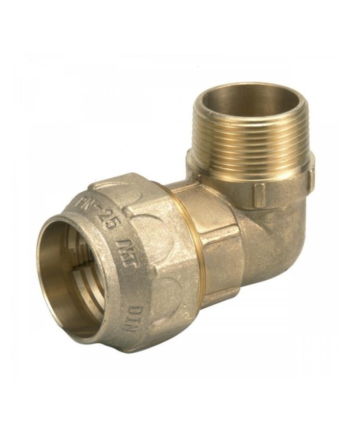 Codo DIN de 25 x 3/4" M